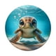 thumbnail image 3 of Agarre para teléfono celular Cute Kawaii Sea Turtles PopSocket, 3 of 6
