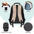 thumbnail image 4 of Bulopur Cute Girls 17 Inch Backpack Set 4 PCS Pink Capybara Print School Bookbag with Lunch Bag, Water Bottle Sleeve and Pencil Case for Toddler Girls, 4 of 8
