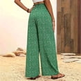 thumbnail image 5 of Jerdar Womens Wide Leg Pants Palazzo Casual Flowy Elastic Waist Pant Dressy Long Lounge with Pockets Summer Spring Outfits XXL, 5 of 6