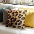 thumbnail image 3 of BANET Jungle Wild Animal Skin Print  Throw Pillow Cover  Soft  Decor Square Cushion Cover for Home Sofa Living Room 12x12in, 3 of 5