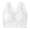 White, variant on Womens Workout Bra Light Support Mesh Stretchy Moisture-wicking Fitness Athletic Activity yoga Bra lace design solid color stylish bra