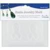Resin Jewelry Mold 3.5"X4.5"-Ribbons - 2 Cavity, Pk 4, Yaley