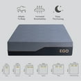 thumbnail image 6 of EGOHOME Ego Black 14 inch King Memory Foam Mattress, Gel Mattress in a Box, Medium Firm, 6 of 9