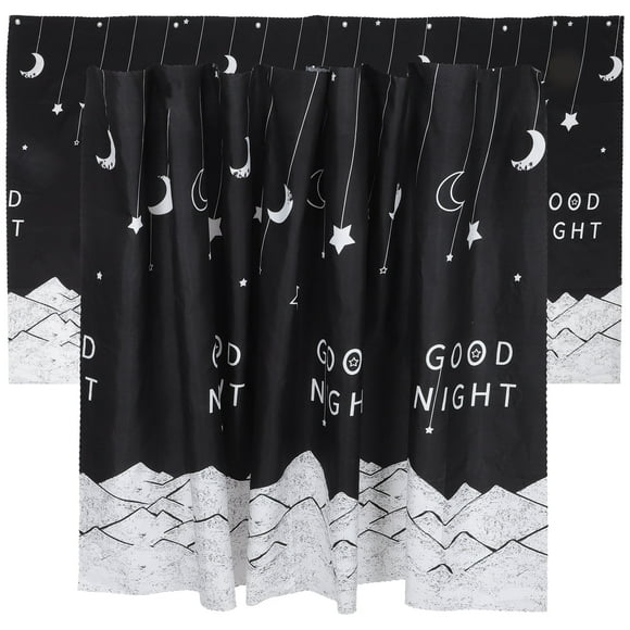 2Pcs Bed Blackout Curtain Bottom Bunk Bed Curtain Decorative Bed Curtain Privacy Curtain for Bed