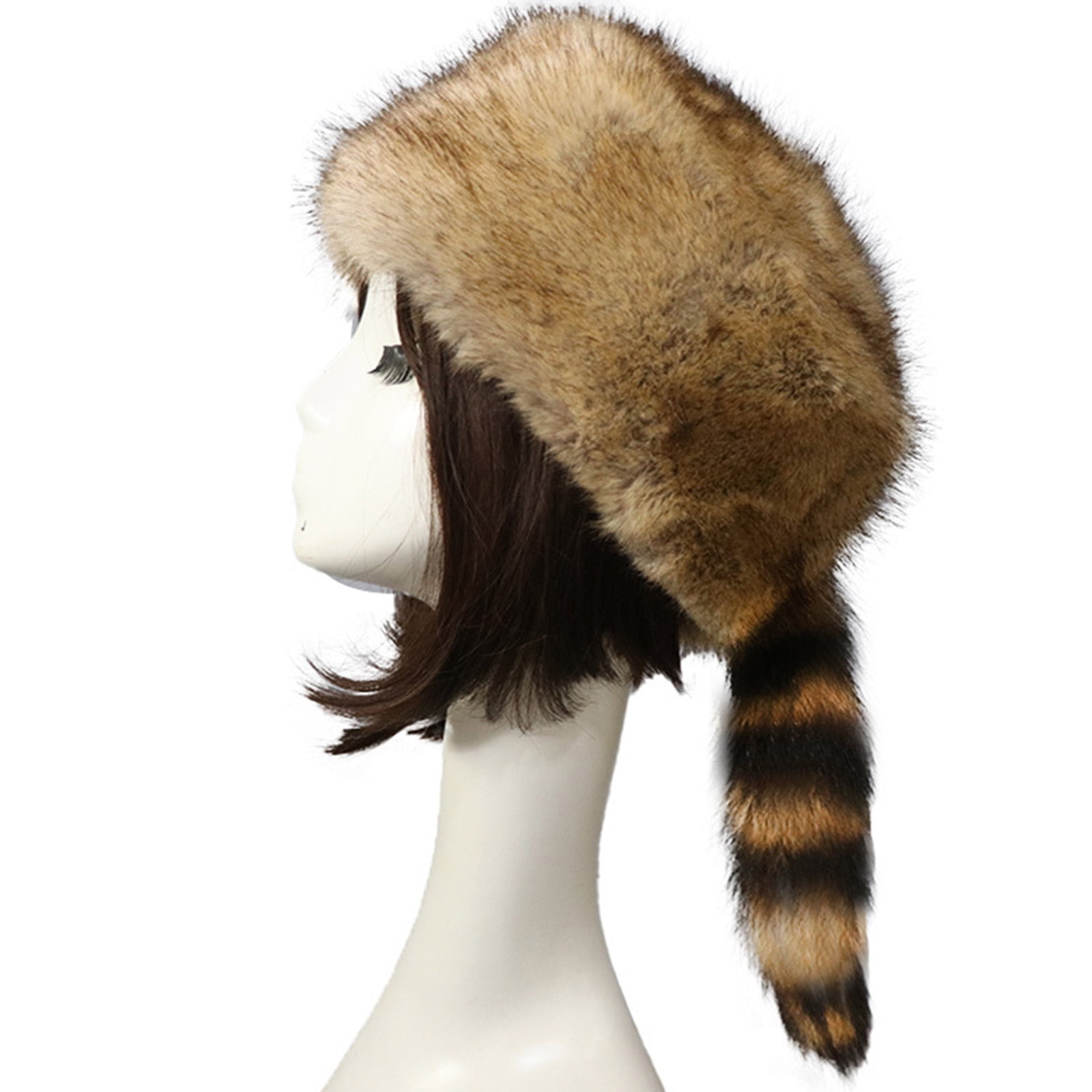 Super Furry Vegan Friendly Leopard Cold Weather Ushanka Trapper