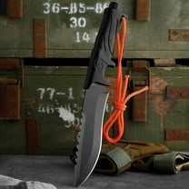 Compact Outdoor Multifunctional Knife for Hiking and Survival with Scabbard - Ideal for Picnics and Wilderness Adventures, Durable and Easy to Clean Stainless Steel Design