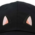 thumbnail image 2 of DALIX Cat Ears Hat Womens Cute Baseball Cap in Black, 2 of 6