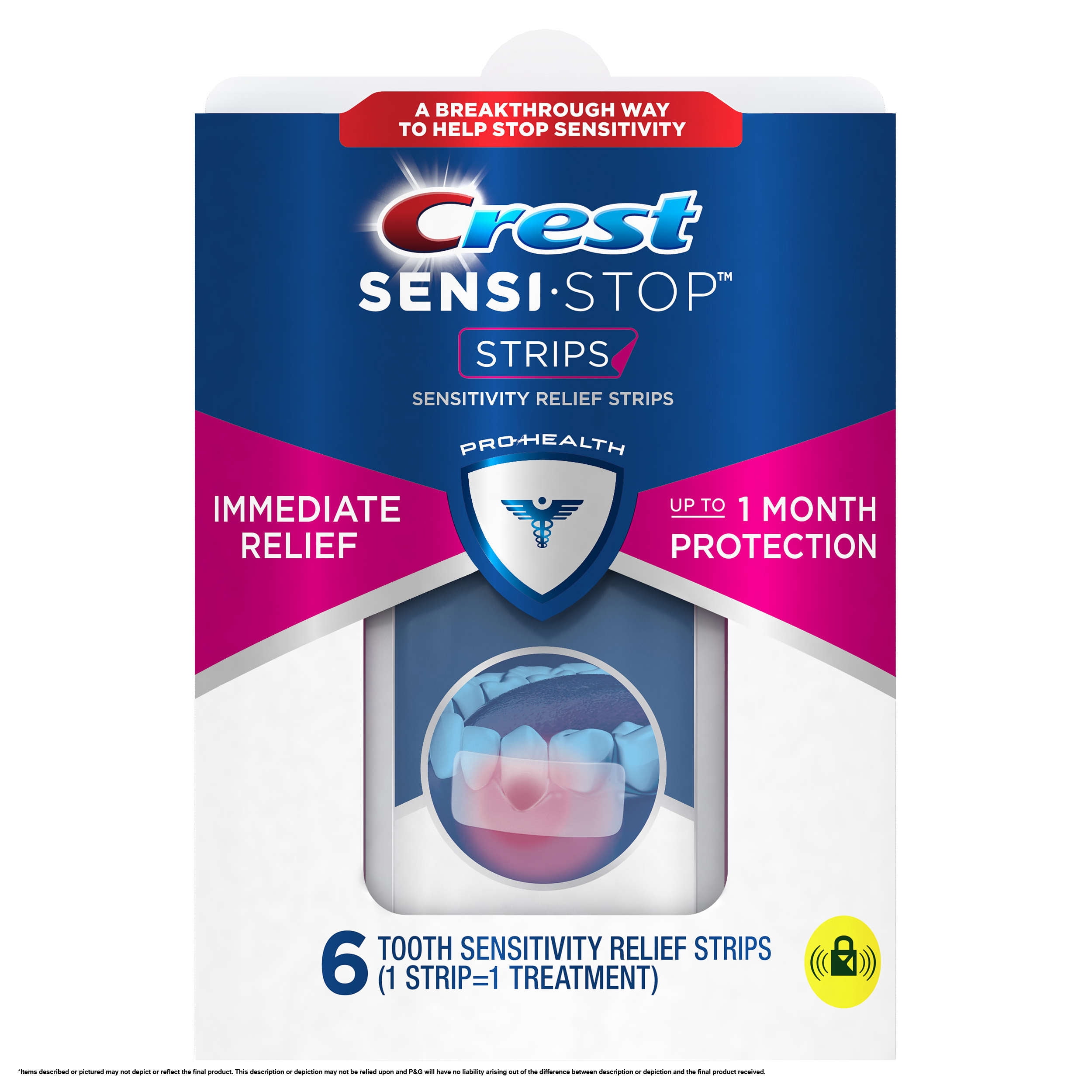 Crest Sensi Stop Strips For Tooth Sensitivity 6 Treatments