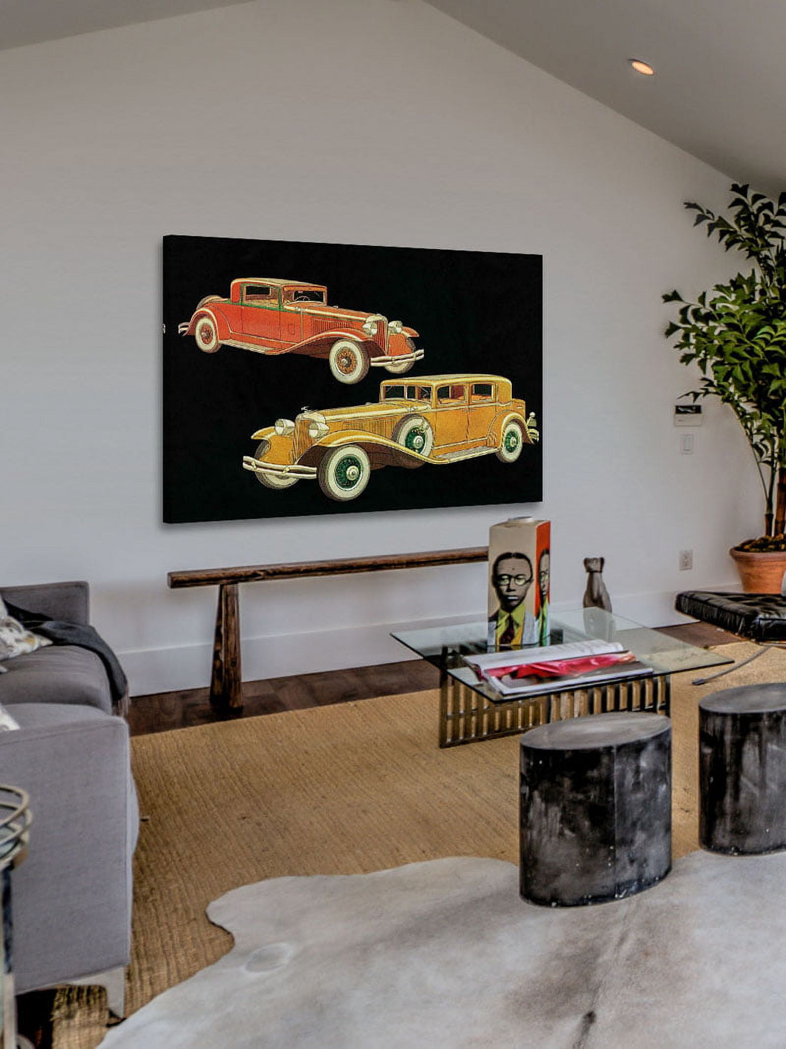 Marmont Hill "Orange and Yellow" Painting Print on Canvas