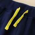 thumbnail image 3 of Bellafa 2-7 Years Boys Elastic Waist Cotton Sweatpants Rocket Applique Graphic Toddler Kids Jogger Pants with Pocket Drawstring, 3 of 7