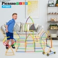 thumbnail image 3 of Juego de construcción PicassoTiles, juego de construcción con pajita, 600 piezas, 3 of 8