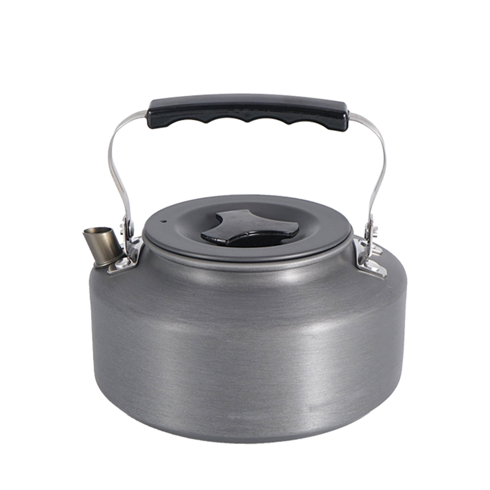 Outdoor 1.1L Camping Teapot Stainless Steel Hiking Picnic Coffee Tea Pot Kettle 