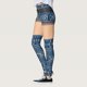 thumbnail image 5 of Gibobby Leggings estampados para mujer Leggings de yoga de Navidad para correr Fiesta personalizada Pantalones de Papá Noel Pilates Muñeco de nieve Pantalones para mujeres(Azul,XG), 5 of 5