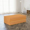 thumbnail image 3 of Orange Foldable Mattress, Wavy Geometrical Vintage, 78.7" x 47.2", Orange Yellow Cream, by Ambesonne, 3 of 6