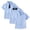 Blue-3 PCS, variant on Odeerbi 2-15 Years Toddler Kids Boys Girls Short Sleeve Dress Shirts 3 Pack Cotton School Uniform Shirts with Bow/Tie