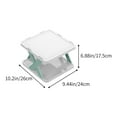 thumbnail image 3 of DIY Storage Rack - Modular Plastic Shelf Organizer for Shoes, Plants, Bathroom & Living Room - Adjustable Multi-Tier Sturdy X-Shaped Design - Easy Assembly Home Decor Storage Solution, 3 of 5