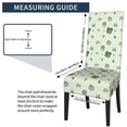 thumbnail image 5 of ZICANCN Happy Family Doodle Chair Protectors Seat Covers , Dining Chair Slipcovers for Dining Room Hotel Kitchen Family Kids, 5 of 8