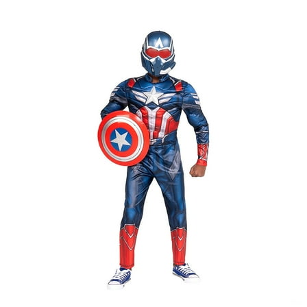 Jazwares Marvel Kids' Captain America 12" Shield Halloween Costume Weapons - Red