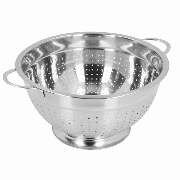 Cesta Coladora de Frutas, Colador Acero inoxidable, Cesta para Lavar Verduras, Colador de Cocina Multiusos para Pasta, Frutas para Contener una Gran Cantidad de ingredientes,