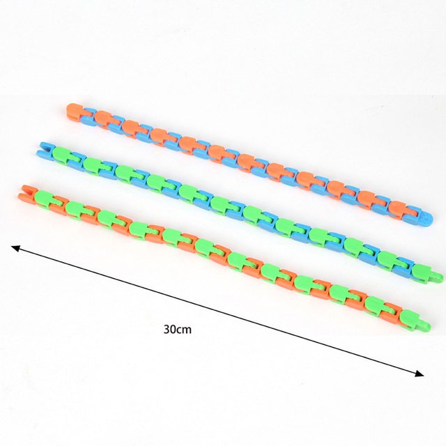 Paquete de 4 juguetes Wacky Tracks Snap and Click, juguetes sensoriales para dedos, rompecabezas de serpiente para aliviar el estrés, rellenos de bolsas de fiesta, recuerdos de fiesta