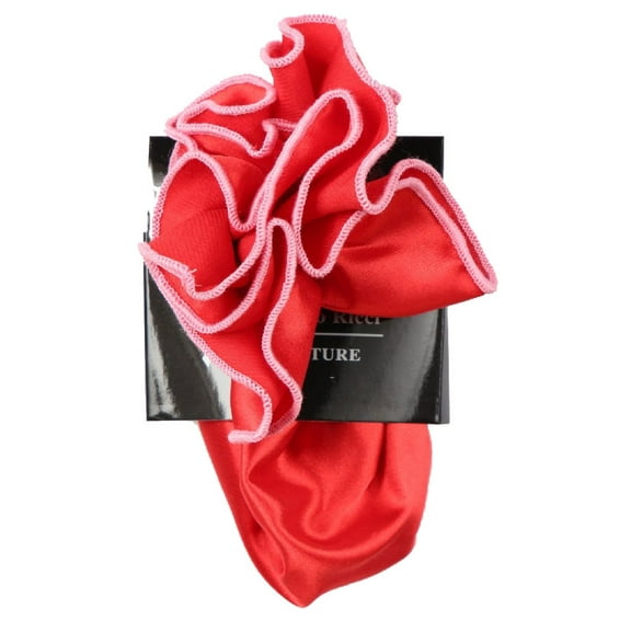 PS-Z-RD-41 - Round Pocket Square Accessory - Red Pink1