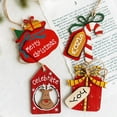 thumbnail image 3 of Colgantes de madera para Navidad, adornos colgantes de árbol de Navidad, artesanías de madera para el hogar, decoraciones para fiesta de año nuevo 2022, 3 of 4