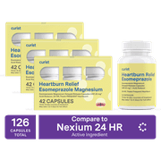Curist Esomeprazole Magnesium 20 mg 126 (3x42) Pills | Generic Nexium Heartburn Medicine