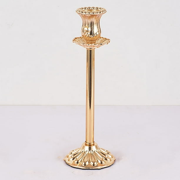 Novogratz Bronze Metal Antique Style Candle Holder with Candle