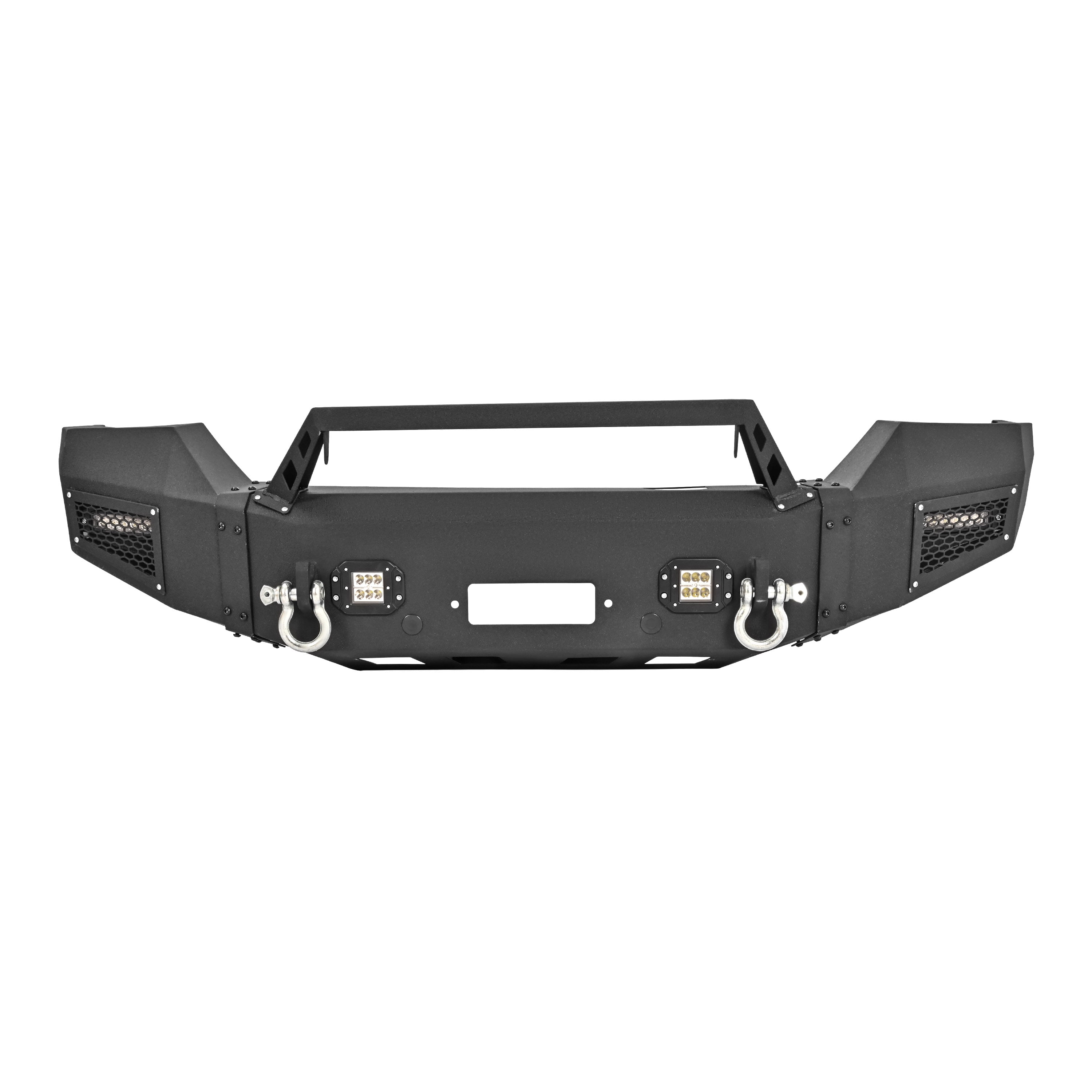 KOJEM Front Bumper Fit for 2015-2019 GMC Sierra 2500 HD,3500 HD,2016 2017 2018
