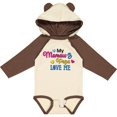thumbnail image 3 of Inktastic My Mamaw and Papa Love me with Hearts Boys or Girls Long Sleeve Baby Bodysuit, 3 of 5