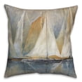 thumbnail image 2 of Creative Products Sailboats on Water 18 x 18 Spun Poly Pillow, 2 of 3