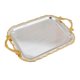 thumbnail image 3 of Bandejas decorativas Bandeja de tocador Organizador de encimera Elegante bandeja para mesa de café con 38 x 255 x 36 cm, 3 of 9