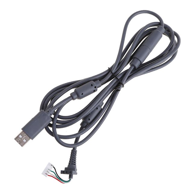 Reemplazo del adaptador de cable Breakaway para los accesorios del controlador con cable Xbox360, gris Feliz Sencillez