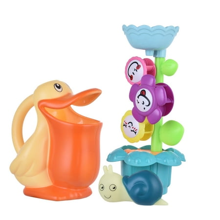 Iuhan Baby Bath Toy Bath Toy Set Flower Waterfall Water Station Kids' Best (Best Bath Toys For Preschoolers)