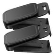 thumbnail image 1 of 2Pcs Car Seatbelt Adjuster Plastic Seat Belt Adjuster Waterproof Car Seatbelt Regulator Easy to Install Seatbelt Adjusting Device Safe Fixing Car Seatbelt Adjustment for Car-black-, 1 of 9