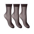 thumbnail image 1 of Joanna Gray - Medias tobilleras para chica mujer (3 pares) (Negro Barley), 1 of 2