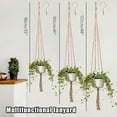 thumbnail image 2 of Vaidha 6PCS Plant Hanger Flower Pot Rope Wall Plant Indoor Home Decor, 2 of 7
