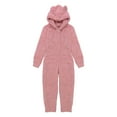 thumbnail image 1 of Solid Color Parent-Child Suit, Long Sleeve Family Pajamas Set, Round Neck Zipper Hoodie, 1 of 5