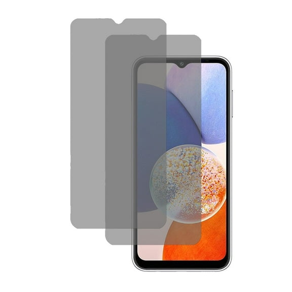 [2 Pack] Privacy Tempered Glass Screen Protector Frontier Protective Anty Spy Protector for Samsung Galaxy A14 5G LEEKUANGSU