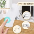 thumbnail image 5 of Lámpara de escritorio LED inalámbrica recargable, lámpara de lectura para libros con 16 LED, 3 colores y 3 niveles de intensidad, lámpara de cama con pinza, lámpara de noche táctil para niños, color n, 5 of 5