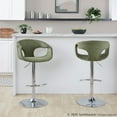 thumbnail image 5 of LumiSource Curva Adjustable Barstool - Set of 2, 5 of 10