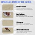 thumbnail image 4 of Unique Bargains Microfiber Leather Armrest Protector Cover Pad Replacement for Jeep Grand Cherokee 2011-2017 Beige, 4 of 7
