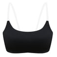 thumbnail image 2 of Bras for Women No Underwire Baeitkot Fashion Women's Casual 2026 Solid Color Transparent Shoulder Straps Bra, 2 of 9
