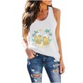 thumbnail image 2 of Ichuanyi Liquidación Festival de cerveza de verano para mujeres Tops impresas Camas de tanques con cuello redondo de mangas casuales ICHUANYI WER2023081601820, 2 of 5