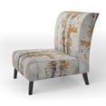 thumbnail image 3 of Designart "Tree Whispers Of Grey & Yellow I" Upholstered Floral & Botanical Accent Chair and Traditional Arm Chair - Multiple Color & Pattern, 3 of 7