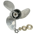 thumbnail image 2 of Propeller 13x19 for TOHATSU Outboard 3 Blades Stainless Steel Prop 15 Tooth RH, 2 of 3