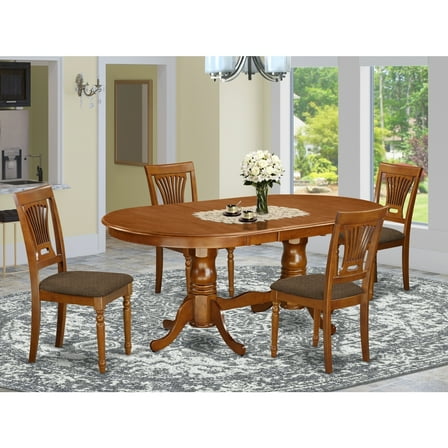 Dining Room Set 9 Piece Table & Chairs - Kitchen Table Set - Mountain Lodge Style