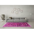 thumbnail image 3 of Ahgly Company Indoor Round Medallion Pink Traditional Area Rugs, 8' Round, 3 of 4