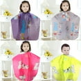 thumbnail image 5 of Child Hair Cutting Waterproof Cape Barber Kids Hair Styling Cape Professional Home Salonstyle5, 5 of 5