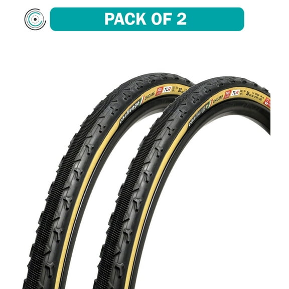 Challenge Chicane Pro Tire 700 x 33 Tubeless Folding Black/Tan Handmade